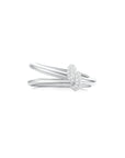 KNOT Alone® Double Pave Ring (White Gold) - Eclat by Oui