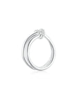 KNOT Alone® Double Pave Ring (White Gold) - Eclat by Oui