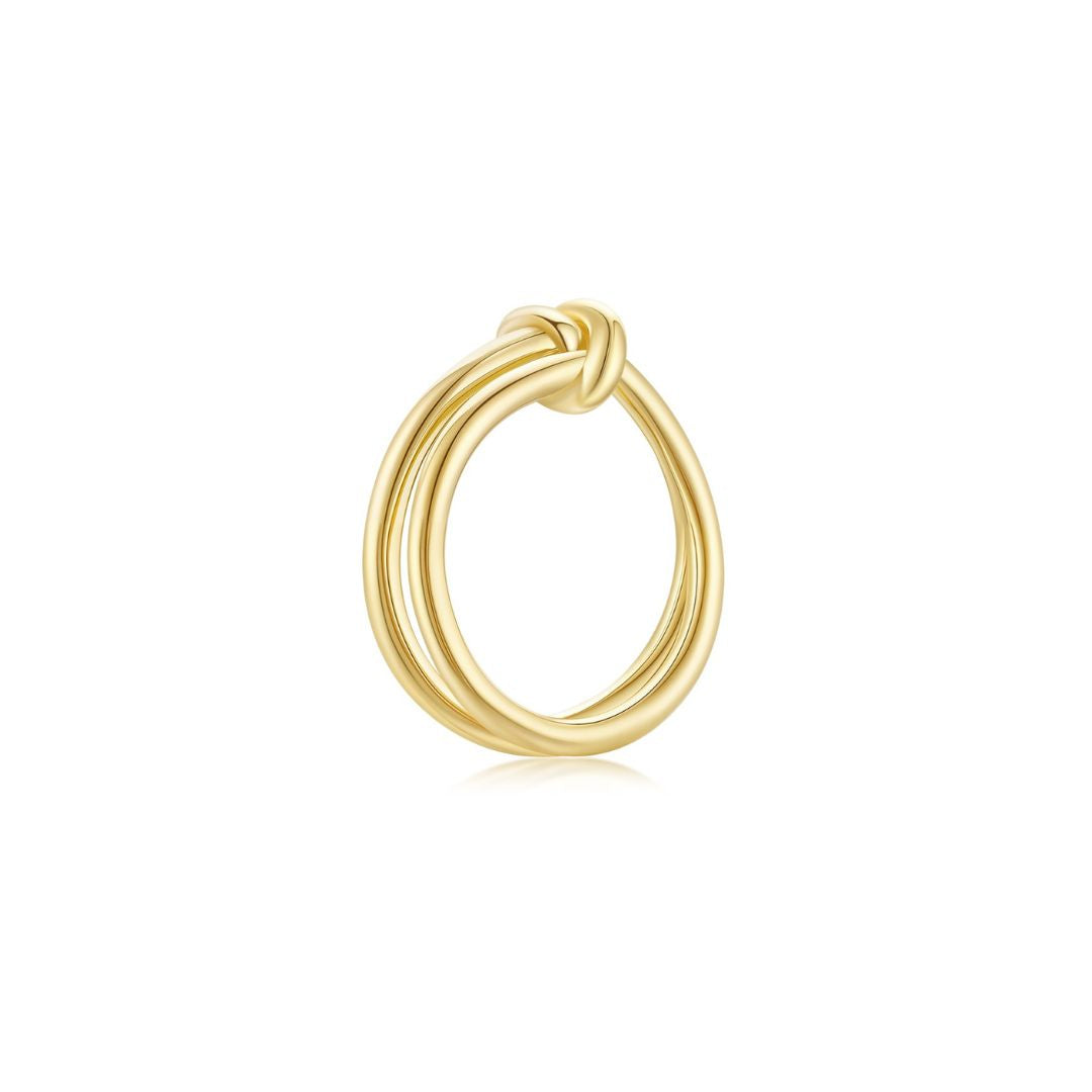 KNOT Alone® Double Ring (Yellow Gold) - Eclat by Oui