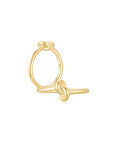 KNOT Alone Ring YG (Small) (Both) - Eclat by Oui