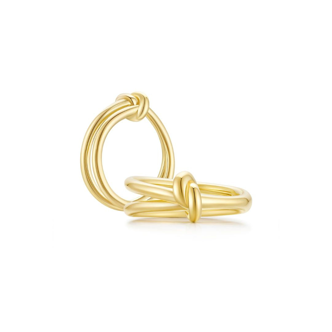 KNOT Alone® Double Ring (Yellow Gold) - Eclat by Oui