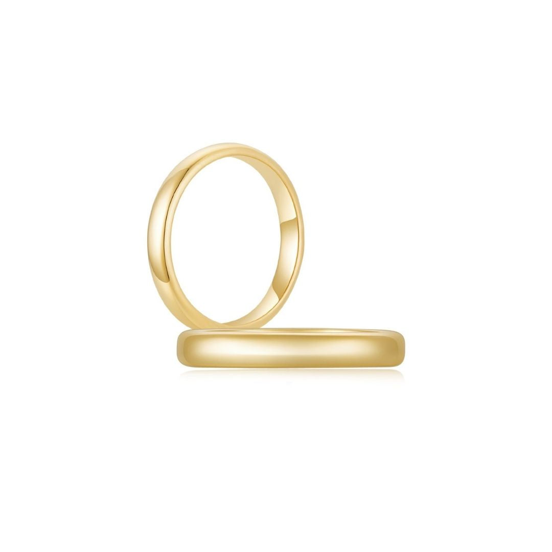 Men Ring YG (3mm) (Both) - Eclat by Oui