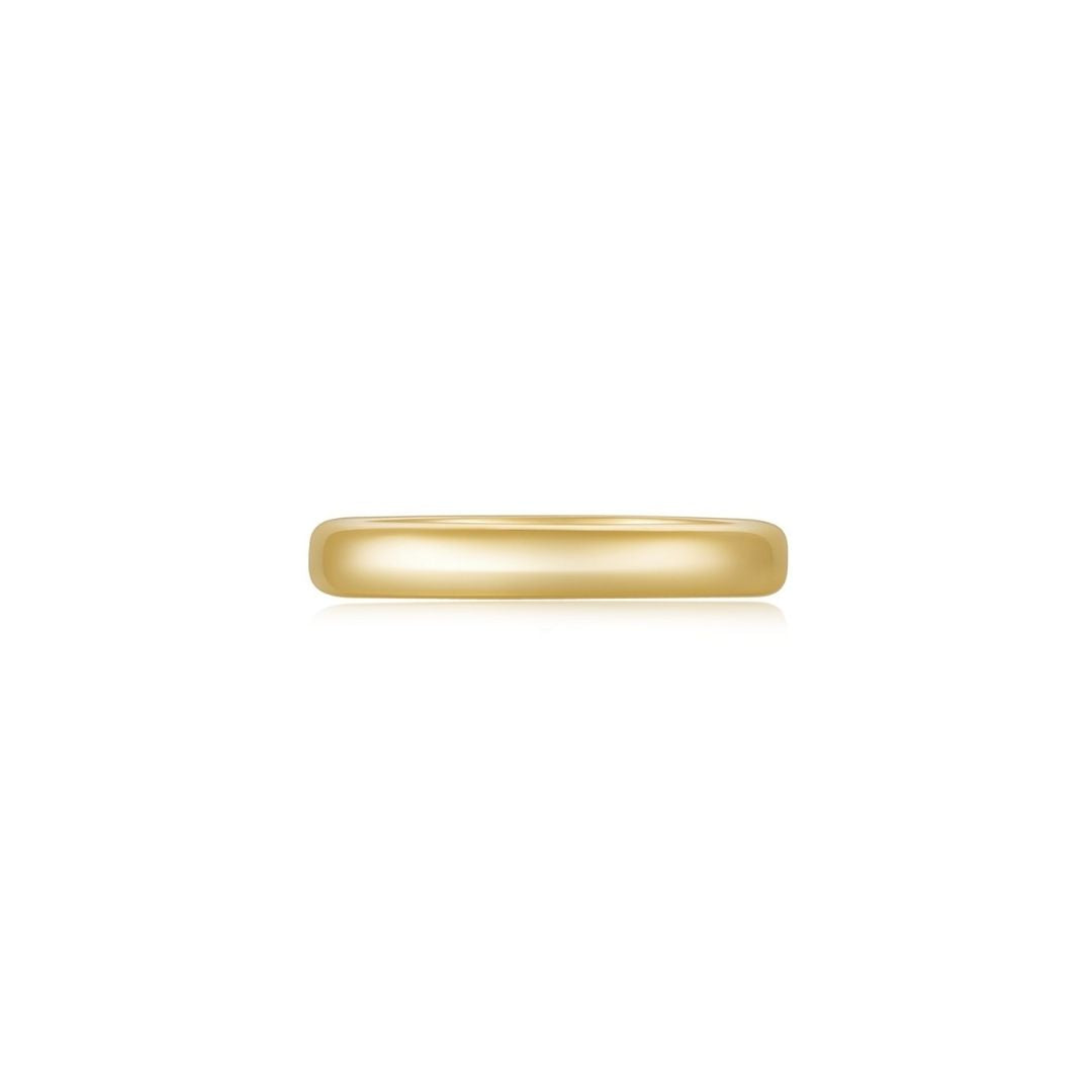 Men Ring YG (3mm) (Front) - Eclat by Oui