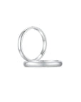 Men Ring Single Diamond WG (3mm) (Both) - Eclat by Oui