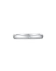 Men Ring Single Diamond WG (3mm) (Front) - Eclat by Oui