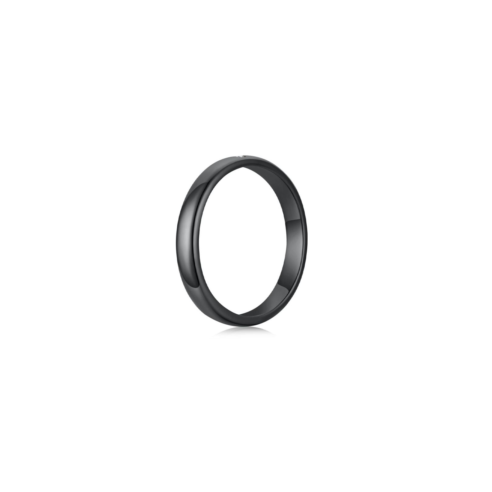 Men Ring Single Diamond BG (3mm) (Side) - Eclat by Oui