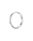 Men Ring Single Diamond WG (3mm) (Side) - Eclat by Oui