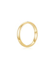 Men Ring Single Diamond YG (3mm) (Side) - Eclat by Oui