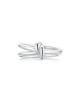 KNOT Alone® Double Ring (White Gold) - Eclat by Oui