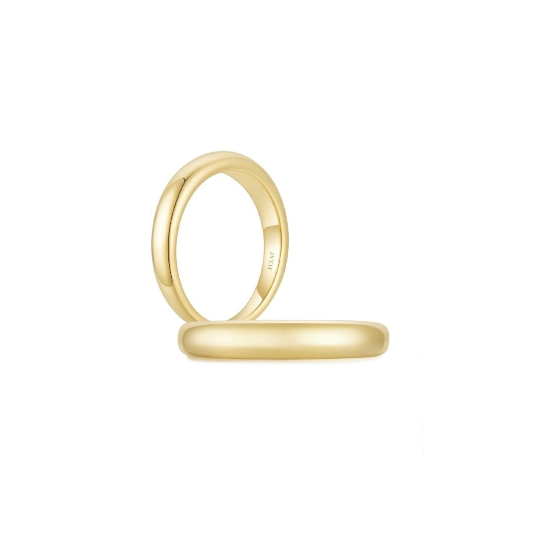 Men Ring YG (4mm) (Both) - Eclat by Oui