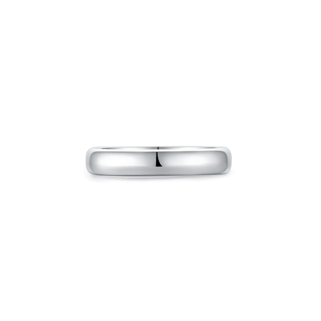 Men Ring WG (4mm) (Front) - Eclat by Oui