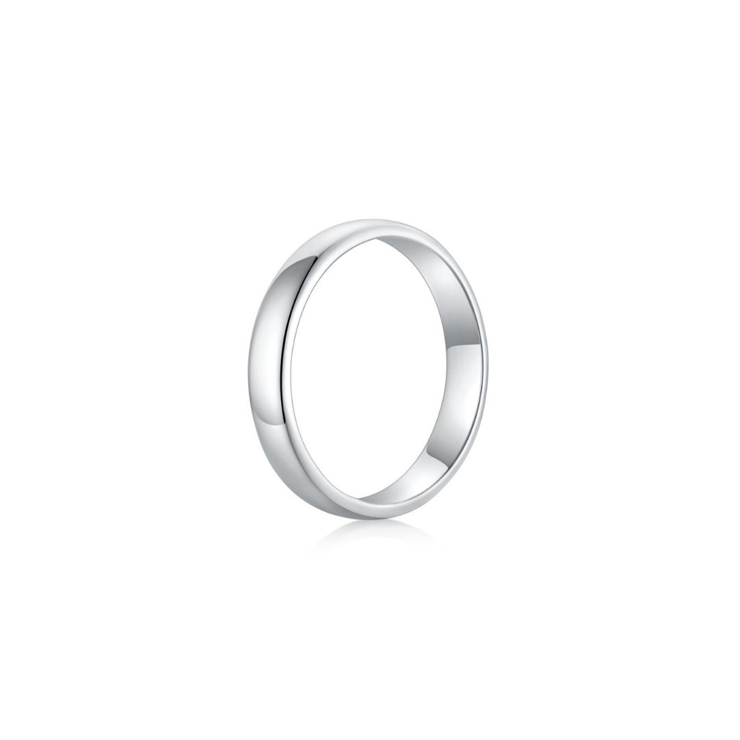 Men Ring WG (4mm) (Side) - Eclat by Oui