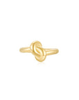 KNOT Alone Ring YG (Medium) (Front) - Eclat by Oui