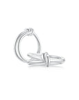 KNOT Alone® Double Ring (White Gold) - Eclat by Oui