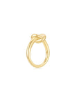 KNOT Alone Ring YG (Medium) (Side) - Eclat by Oui