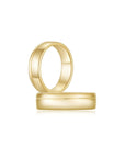 Men Ring YG (6mm) (Both) - Eclat by Oui