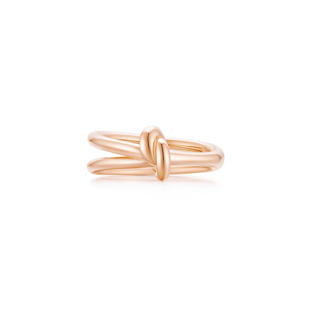 KNOT Alone® Double Ring (Rose Gold) - Eclat by Oui