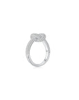 KNOT Alone® Pave Ring WG (Medium) (Side) - Eclat by Oui