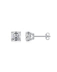 Asscher Solitaire Ear Studs - Eclat by Oui