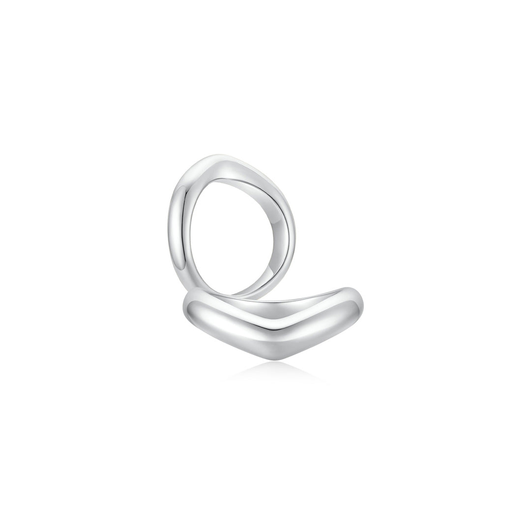 Cloud Puff® V Plain Ring WG (Both) - Eclat by Oui