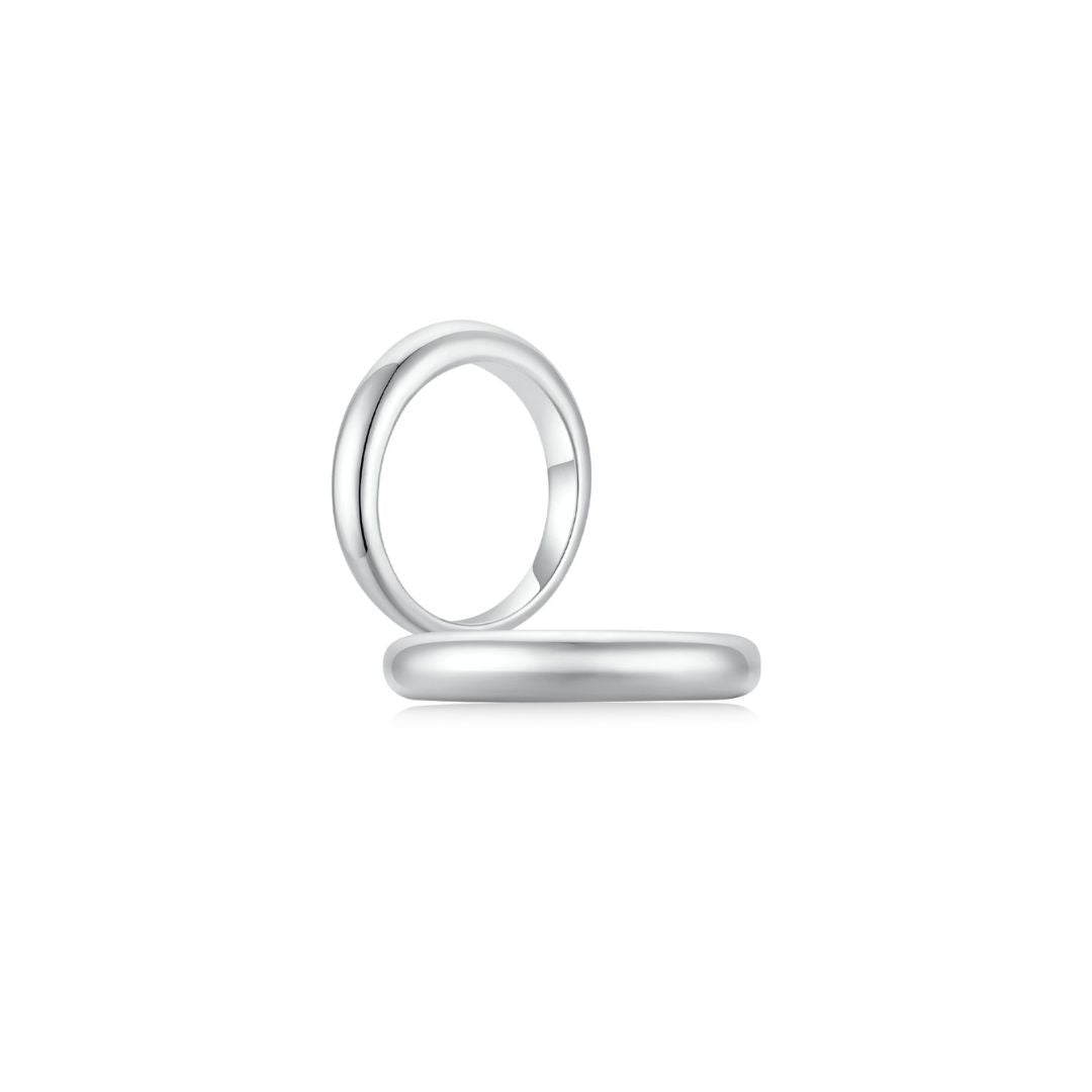 Cloud Puff® Ring (White Gold) (3.7mm) Both - Eclat by Oui