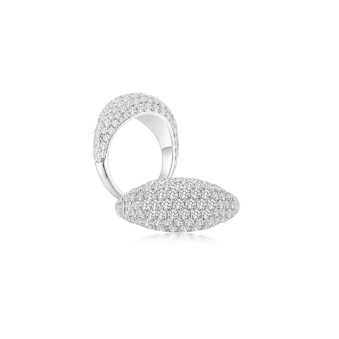 Cloud Puff® Dome Pave Ring (Both) - Eclat by Oui