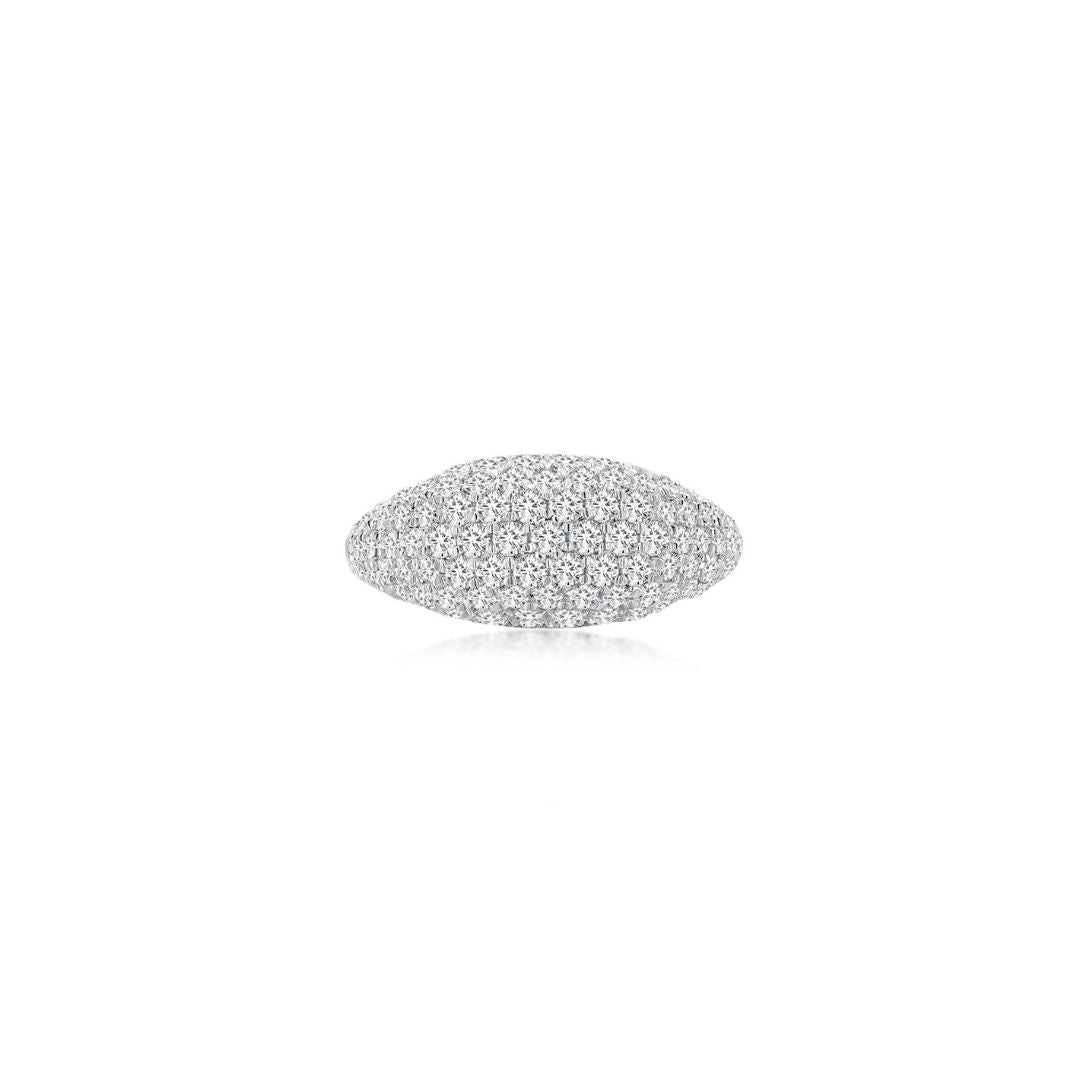 Cloud Puff® Dome Pave Ring (Front) - Eclat by Oui