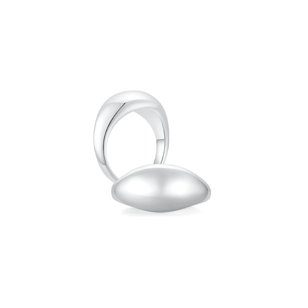 Cloud Puff® Dome Ring (White Gold) (Both) - Eclat by Oui