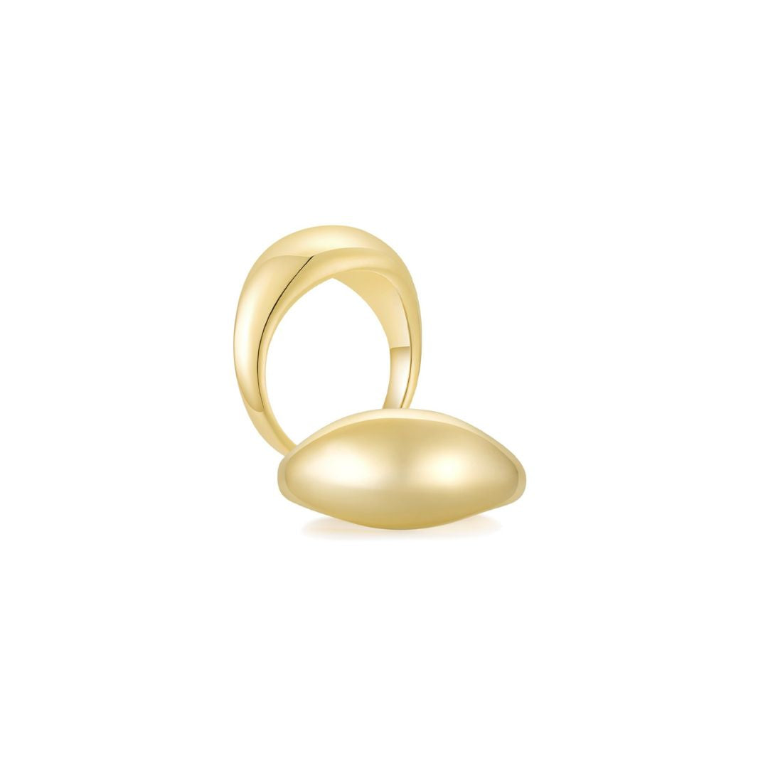 Cloud Puff® Dome Ring (Yellow Gold) (Both) - Eclat by Oui