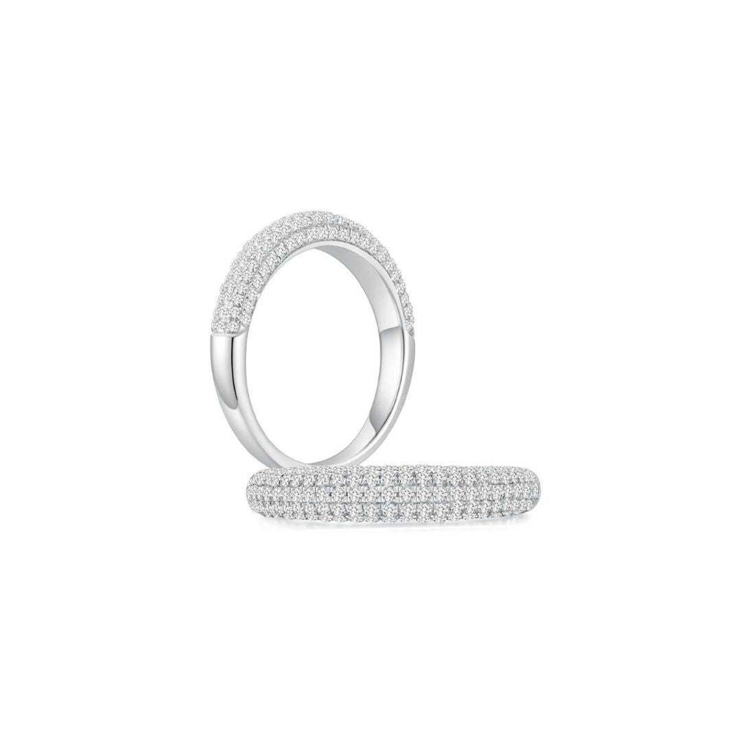 Cloud Puff® Pave Ring (3.7mm) Both - Eclat by Oui