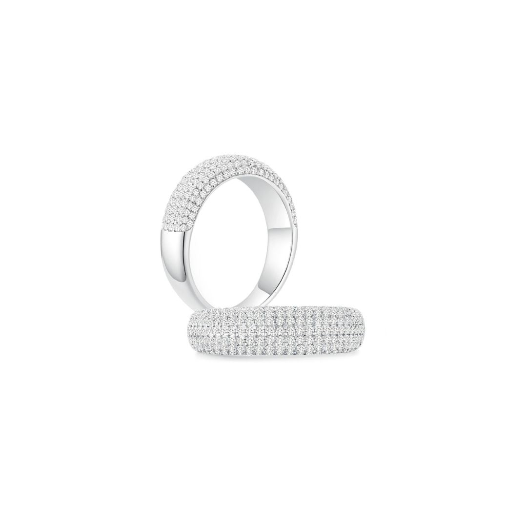 Cloud Puff® Pave Ring (5.5mm) (Both) - Eclat by Oui