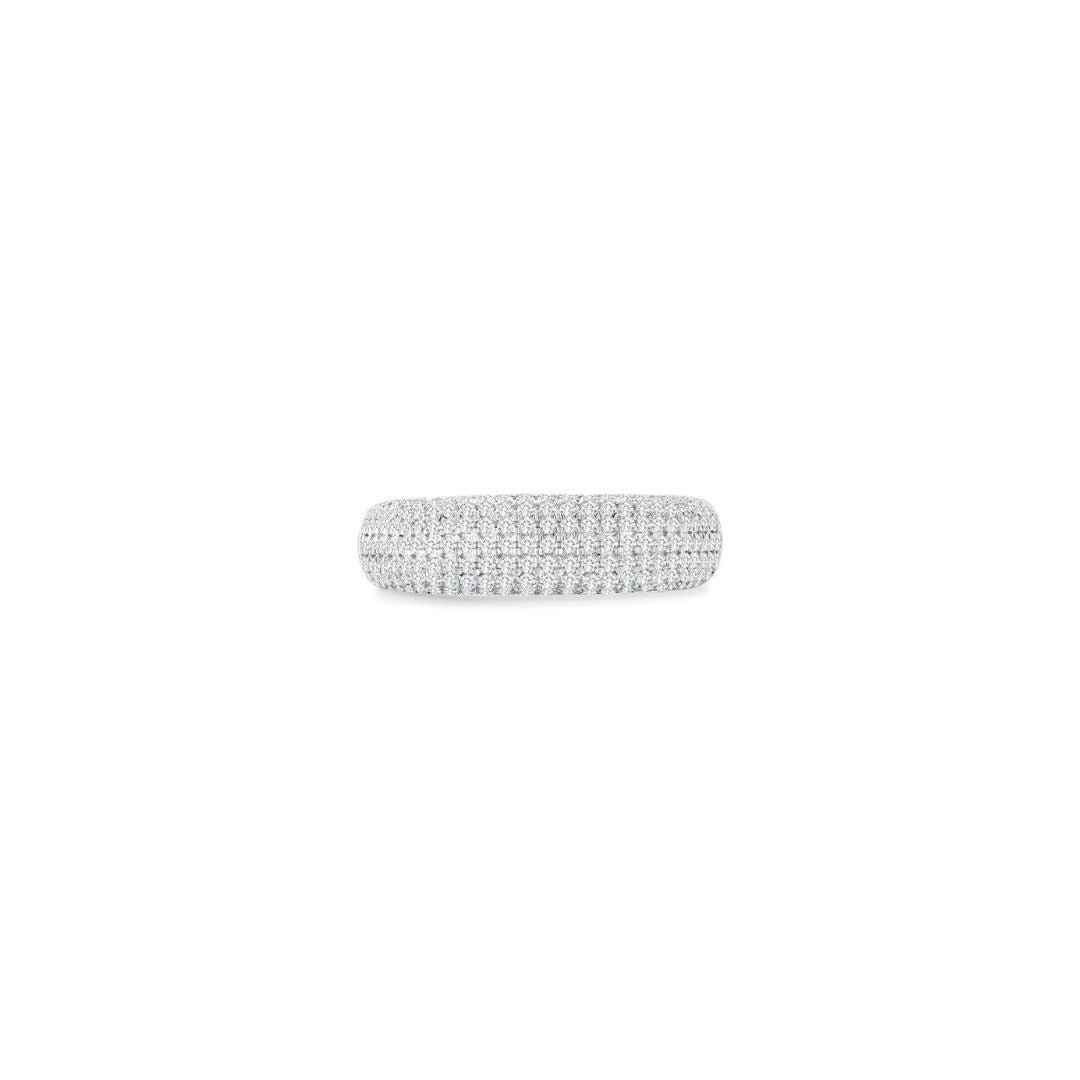 Cloud Puff® Pave Ring (5.5mm) (Front) - Eclat by Oui