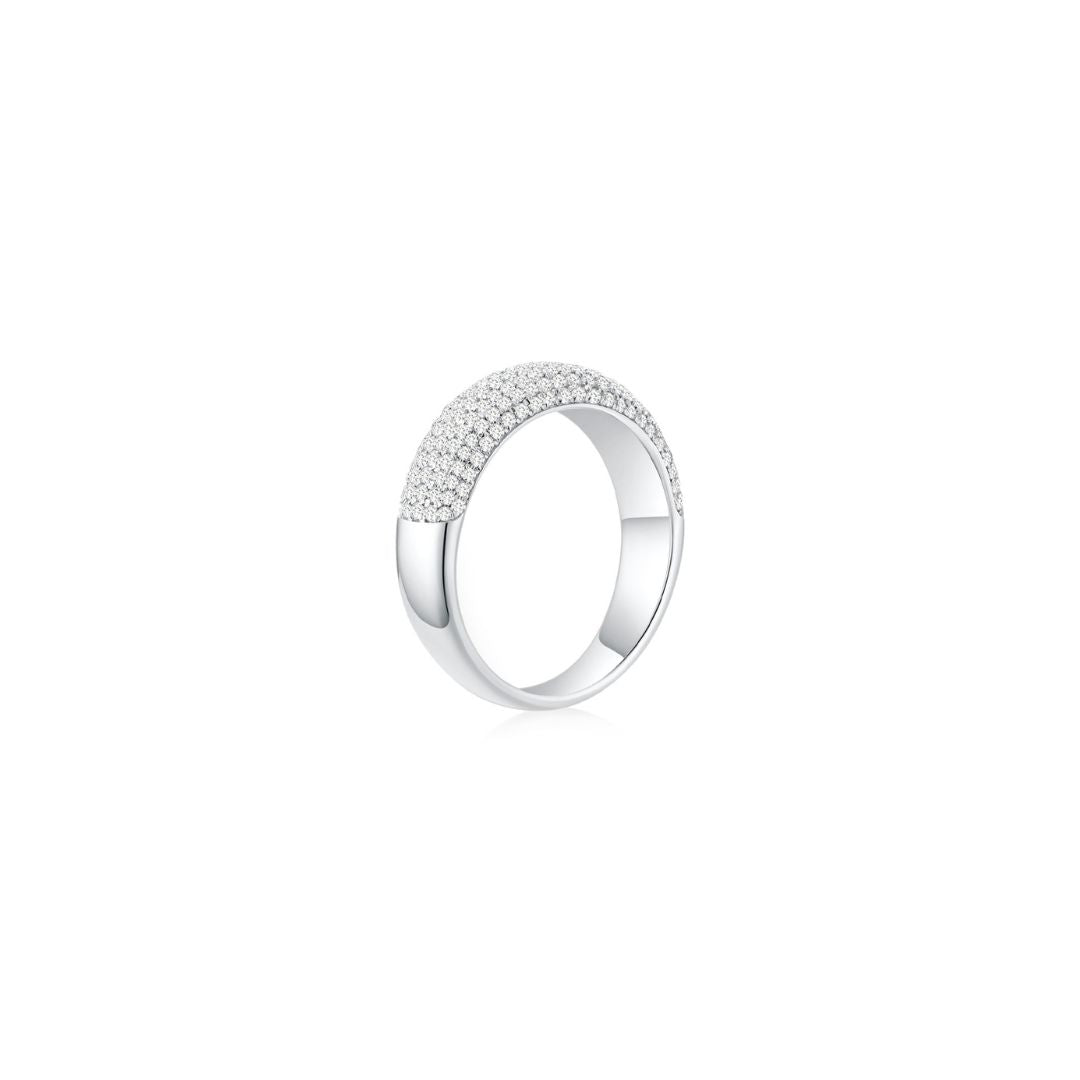 Cloud Puff® Pave Ring (5.5mm) (Side) - Eclat by Oui