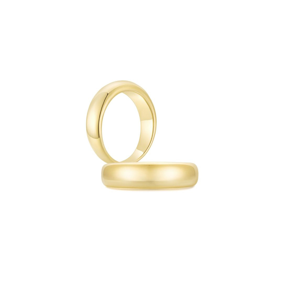 Cloud Puff® Ring (Yellow Gold) (5.5mm) Both - Eclat by Oui