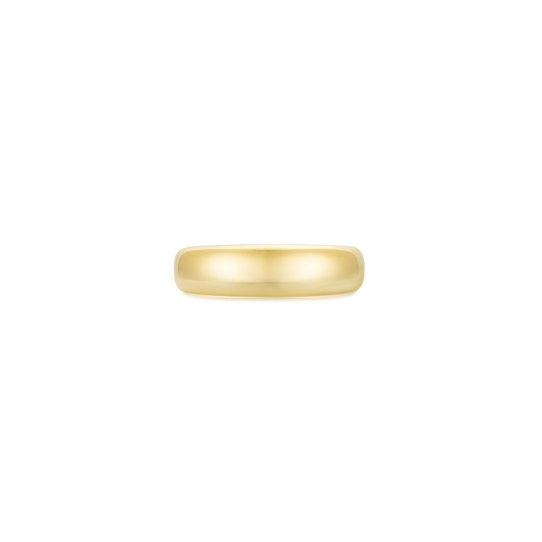 Cloud Puff® Ring (Yellow Gold) (5.5mm) Front - Eclat by Oui