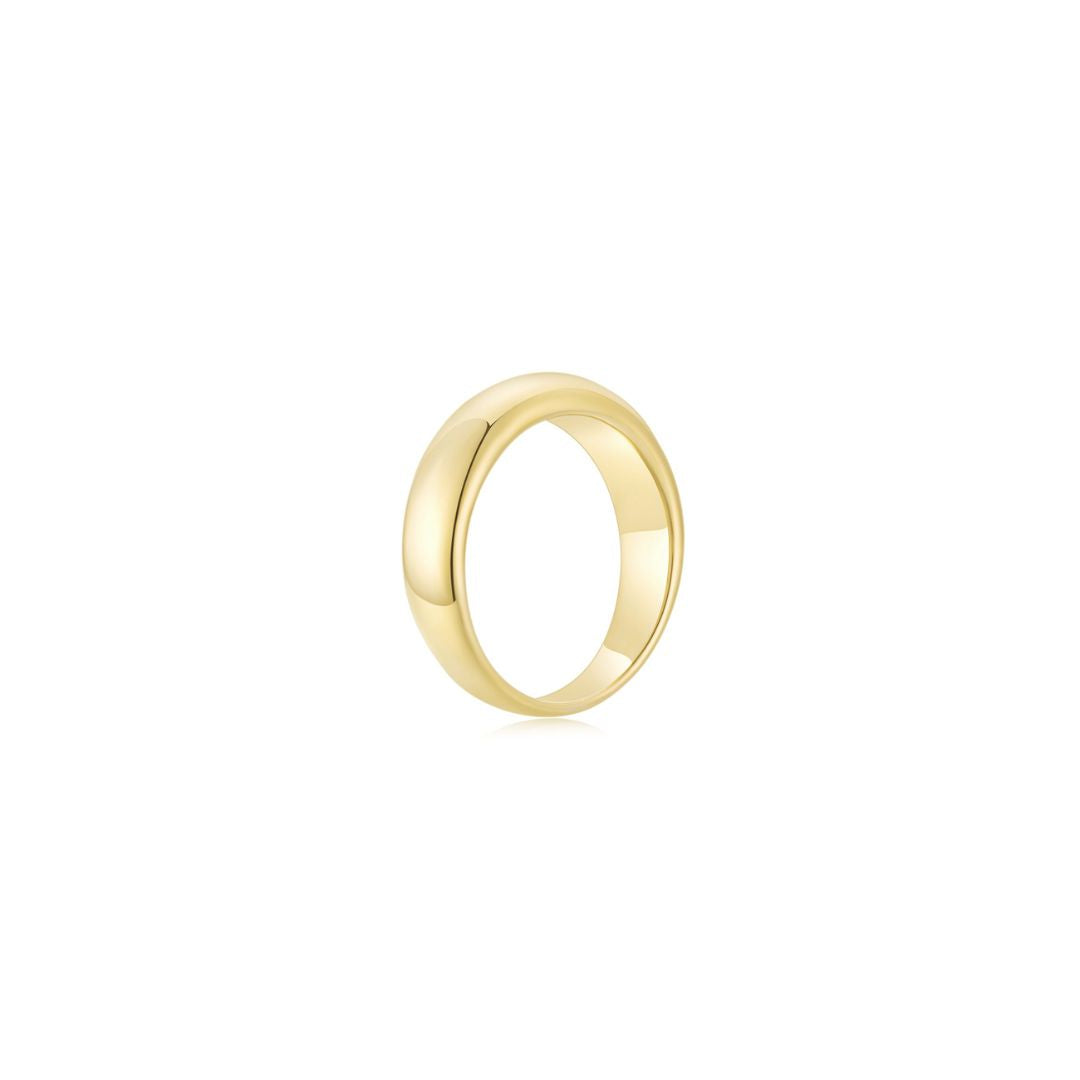 Cloud Puff® Ring (Yellow Gold) (5.5mm) Side - Eclat by Oui