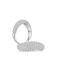 Cloud Puff® Wavy Pave Ring (Both) - Eclat by Oui