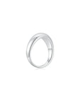 Cloud Puff® Wavy Ring (White Gold) (Side) - Eclat by Oui