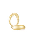 Cloud Puff® Wavy Ring (Yellow Gold) (Both) - Eclat by Oui