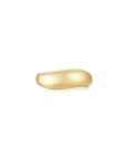 Cloud Puff® Wavy Ring (Yellow Gold) (Front) - Eclat by Oui