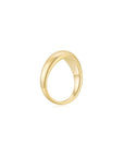 Cloud Puff® Wavy Ring (Yellow Gold) (Side) - Eclat by Oui