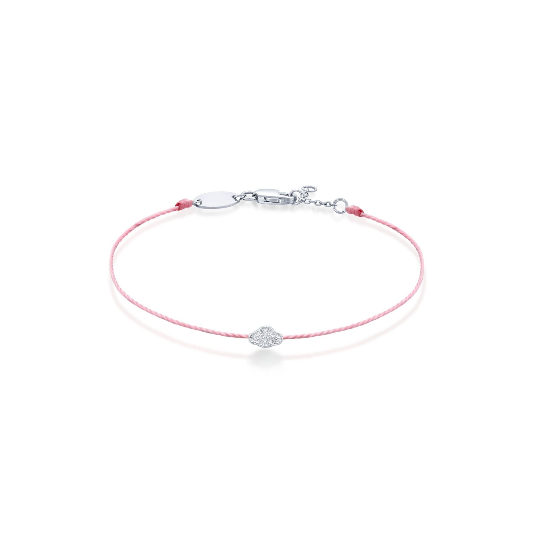 Cloud Thread Bracelet (pink) - Eclat by Oui