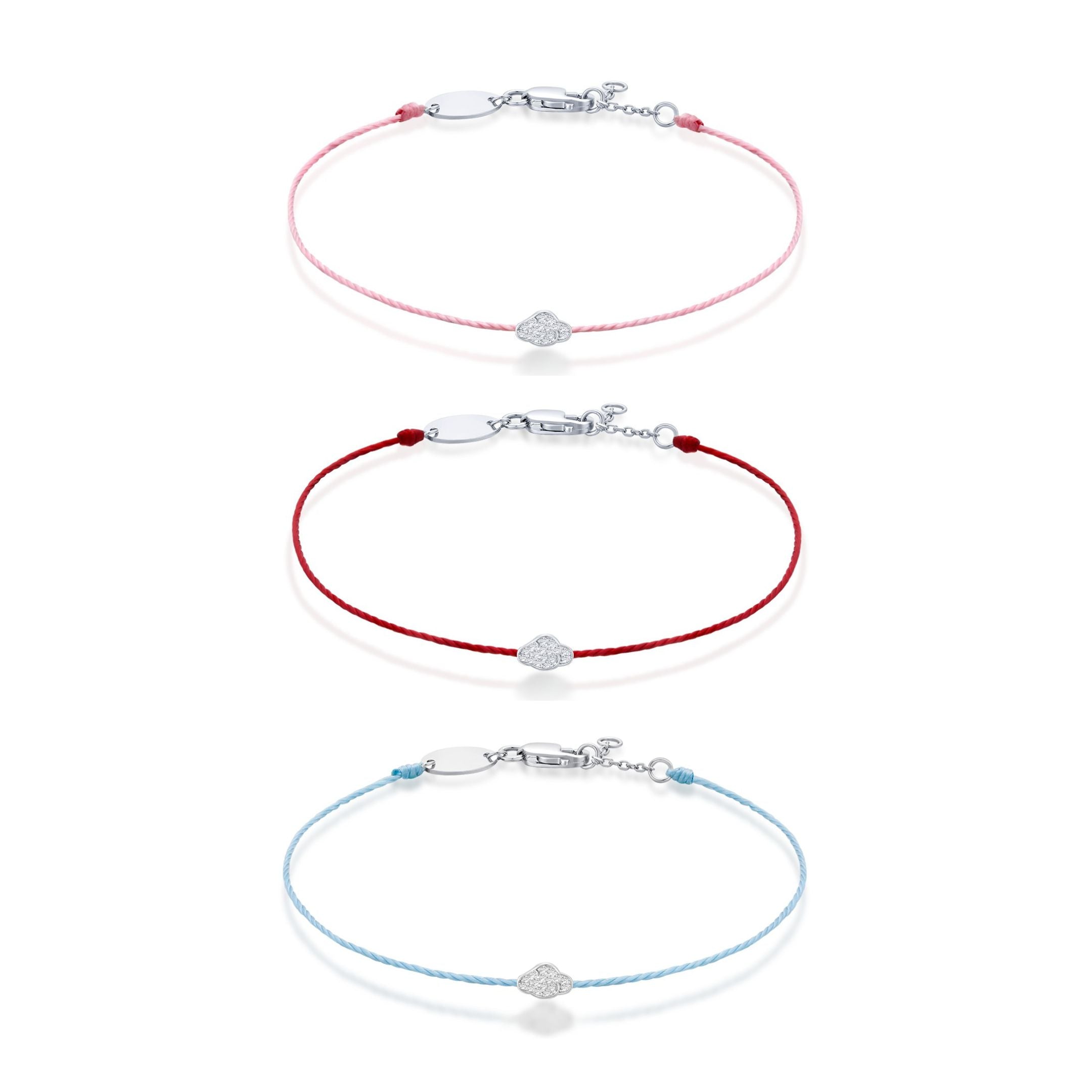 Set of 3 Bundle: Cloud Thread Bracelet - Eclat by Oui