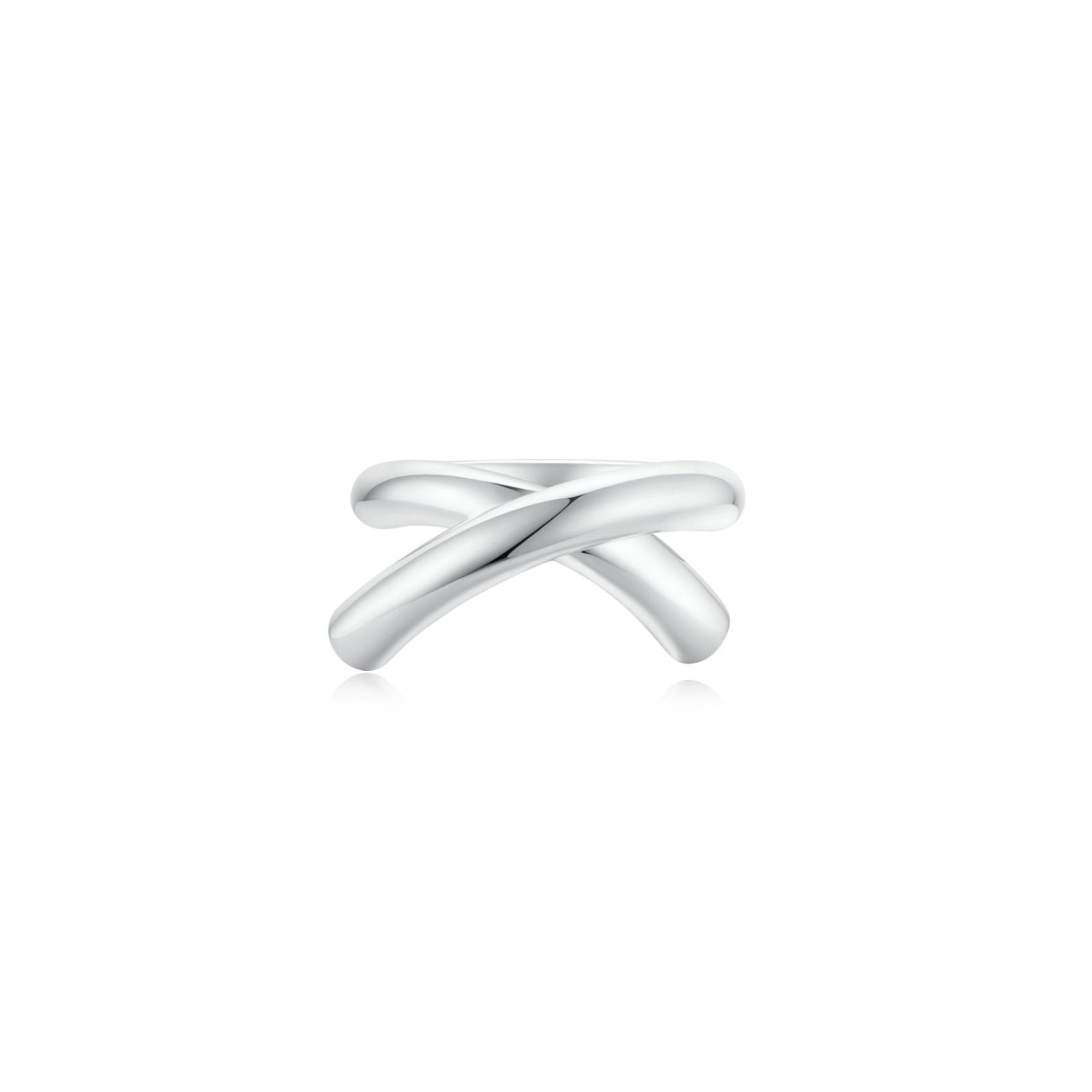 Crossroads Plain Ring WG (Front) - Eclat by Oui