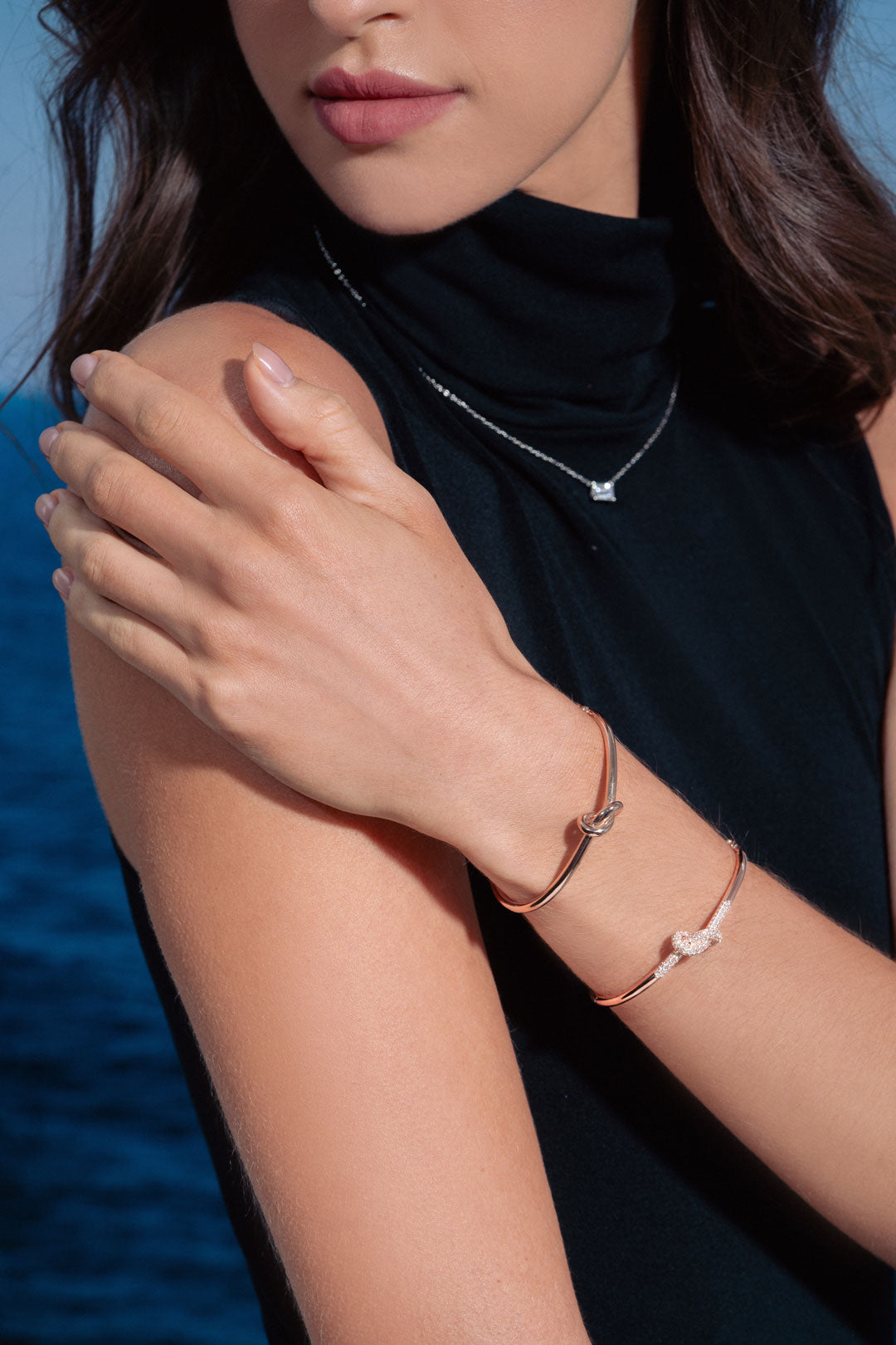 KNOT Alone® Bangle RG (Model) - Eclat by Oui