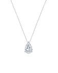 Pear Solitaire Necklace (Front) - Eclat by Oui