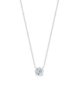 Round Solitaire Necklace (Front) - Eclat by Oui