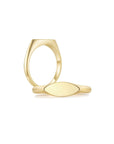 Signet Marquise Ring YG (Both) - Eclat by Oui