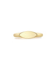 Signet Marquise Ring YG (Front) - Eclat by Oui