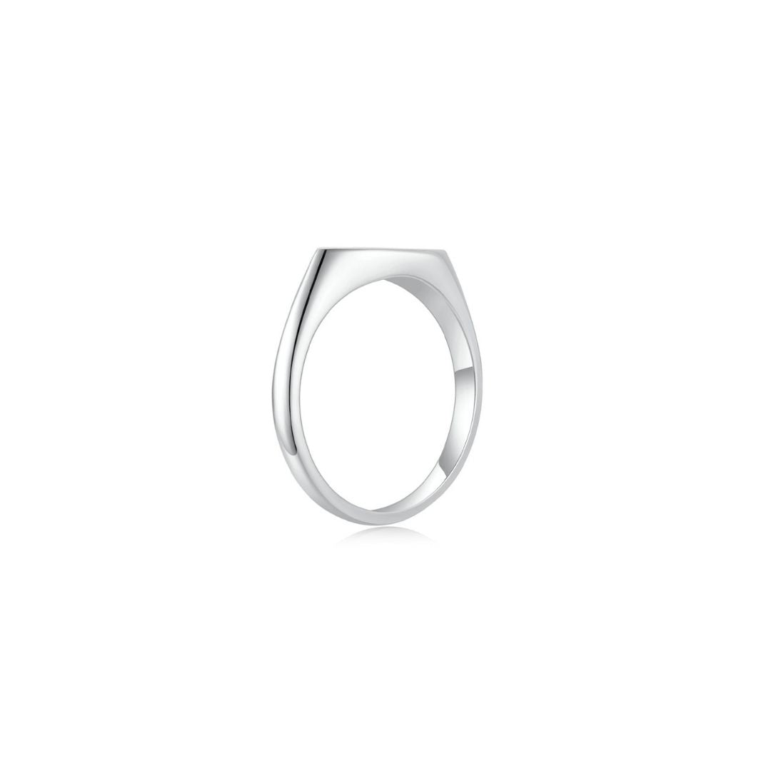 Signet Marquise Ring WG (Side) - Eclat by Oui